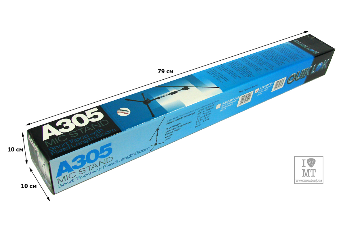 Стійка мікрофонна QUIK LOK A305 BK EU