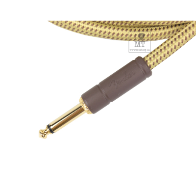 Кабель інструментальний FENDER CABLE DELUXE SERIES 18.6' ANGLED TWEED