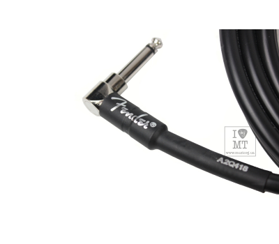 Кабель інструментальний FENDER CABLE PROFESSIONAL SERIES ANGLED 15' BLACK
