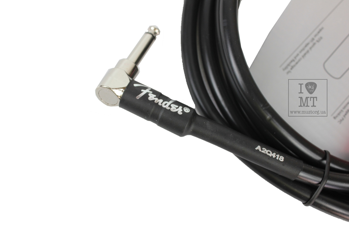 Кабель інструментальний FENDER CABLE PROFESSIONAL SERIES 10' ANGLED BLACK