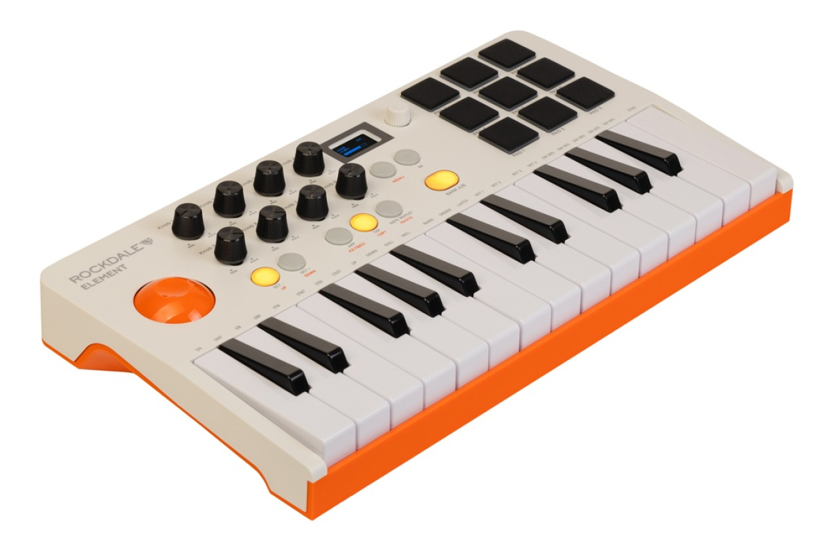MIDI клавіатура ROCKDALE ELEMENT WHITE