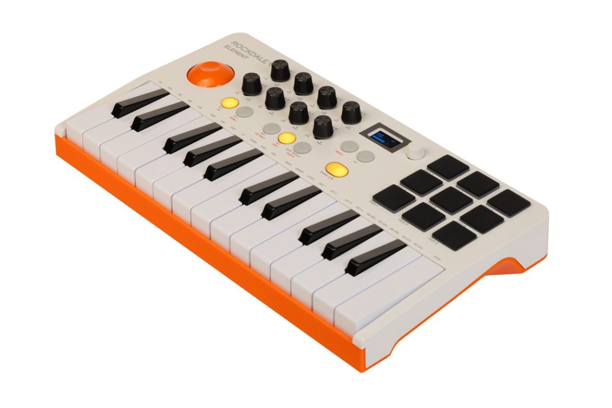 MIDI клавіатура ROCKDALE ELEMENT WHITE