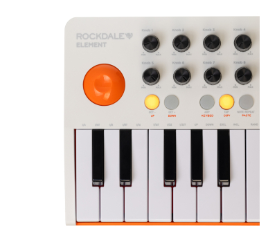 MIDI клавіатура ROCKDALE ELEMENT WHITE