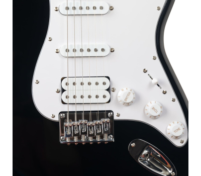 Electric Guitar ROCKDALE Acadia HT HSS Black