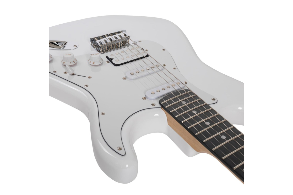 Electric Guitar ROCKDALE Acadia HT HSS White
