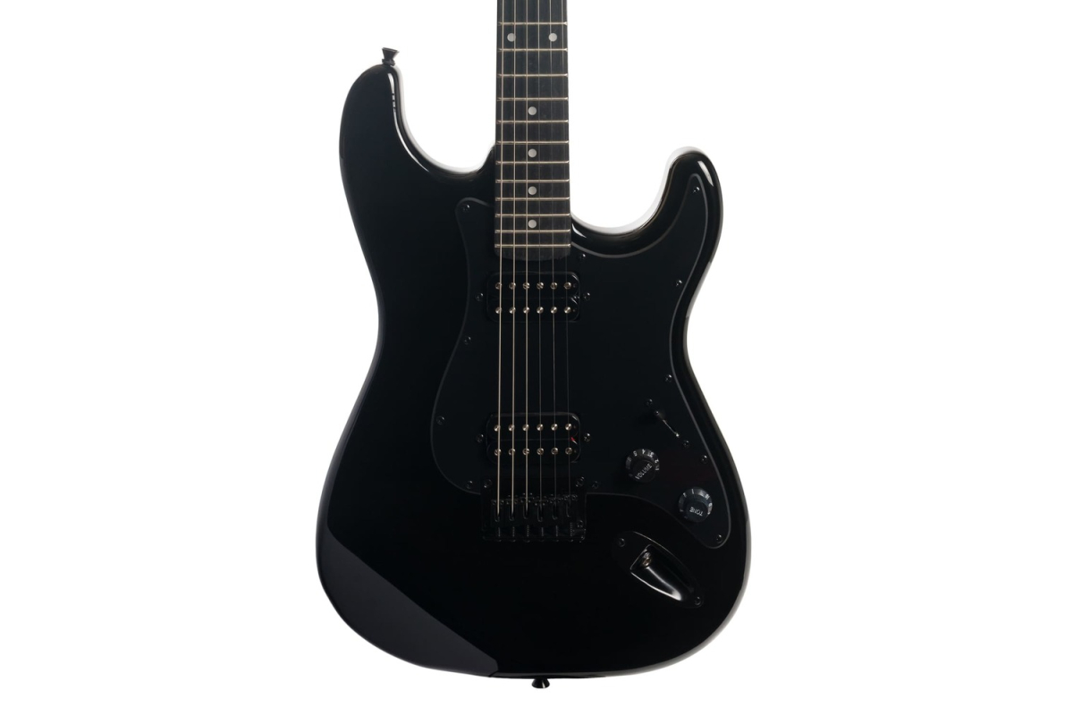 Electric Guitar ROCKDALE Charger HT HH Black