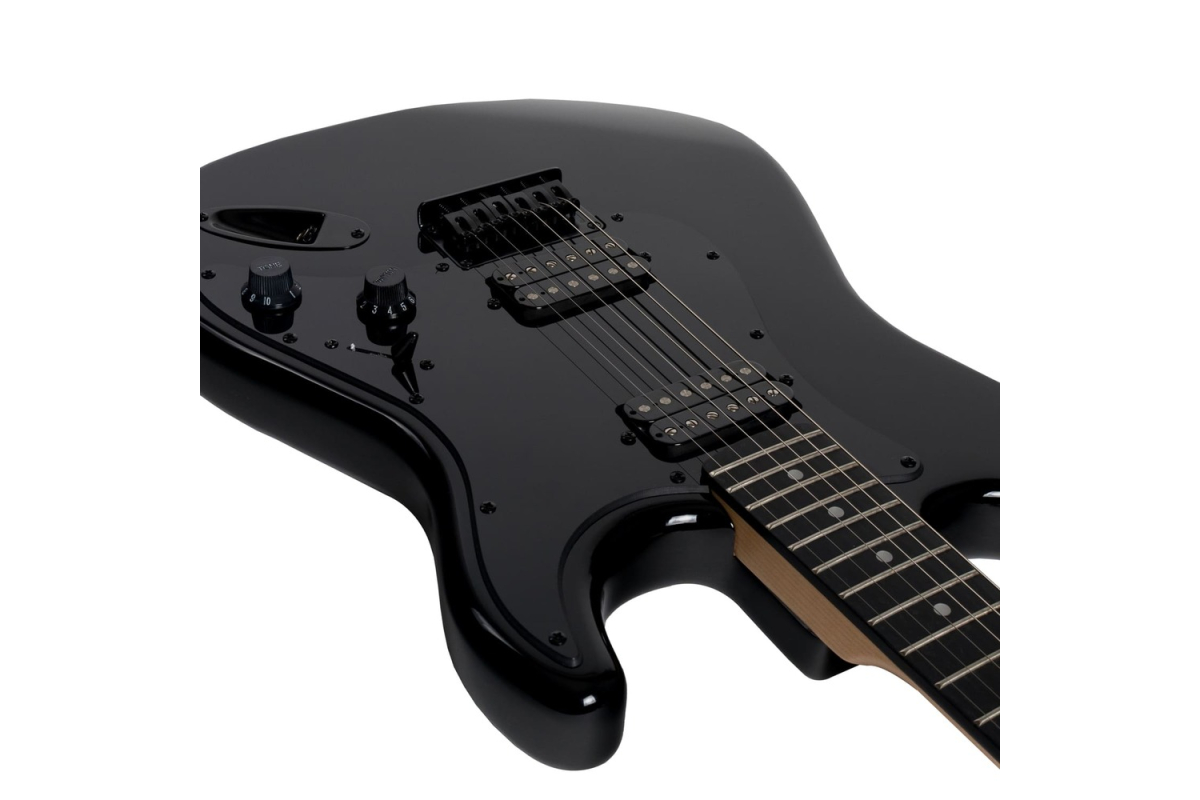 Electric Guitar ROCKDALE Charger HT HH Black