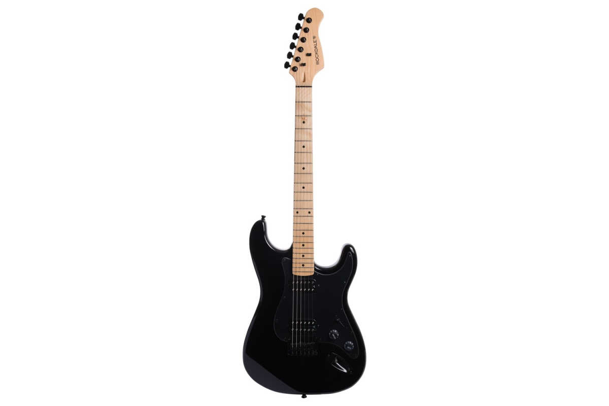 Electric Guitar ROCKDALE Charger HT HH Maple Black