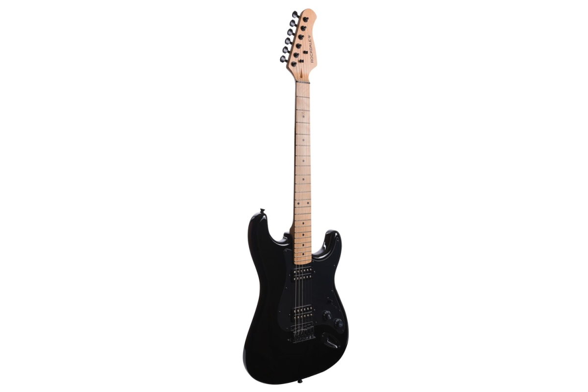 Electric Guitar ROCKDALE Charger HT HH Maple Black