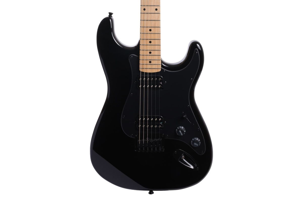 Electric Guitar ROCKDALE Charger HT HH Maple Black