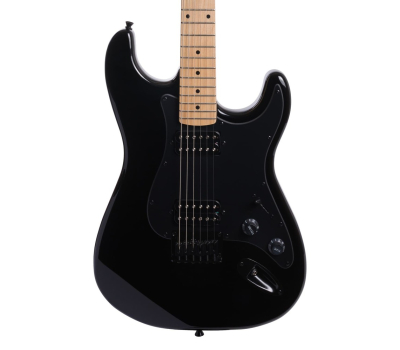 Electric Guitar ROCKDALE Charger HT HH Maple Black