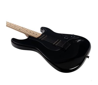 Electric Guitar ROCKDALE Charger HT HH Maple Black