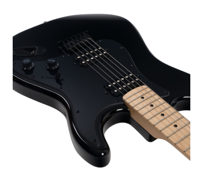 Electric Guitar ROCKDALE Charger HT HH Maple Black