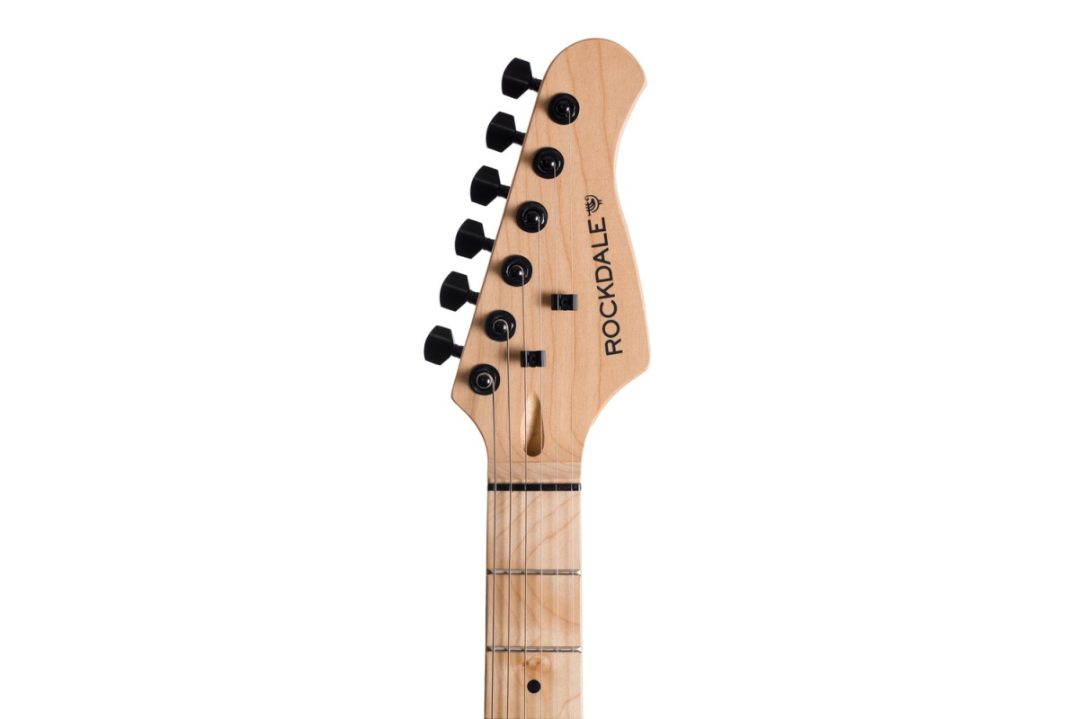 Electric Guitar ROCKDALE Charger HT HH Maple Black
