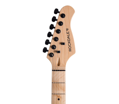 Electric Guitar ROCKDALE Charger HT HH Maple Black