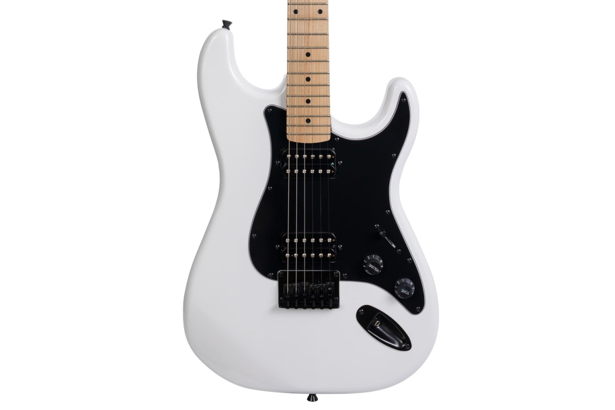 Electric Guitar ROCKDALE Charger HT HH Maple White