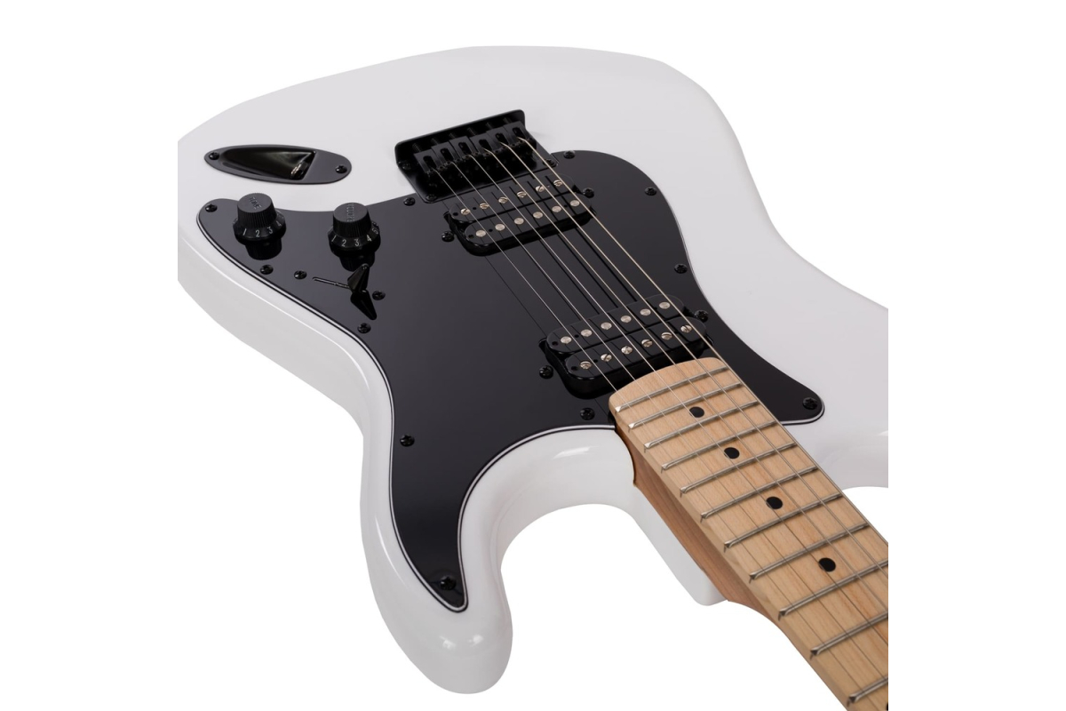 Electric Guitar ROCKDALE Charger HT HH Maple White