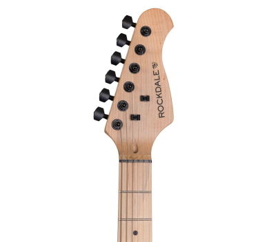 Electric Guitar ROCKDALE Charger HT HH Maple White