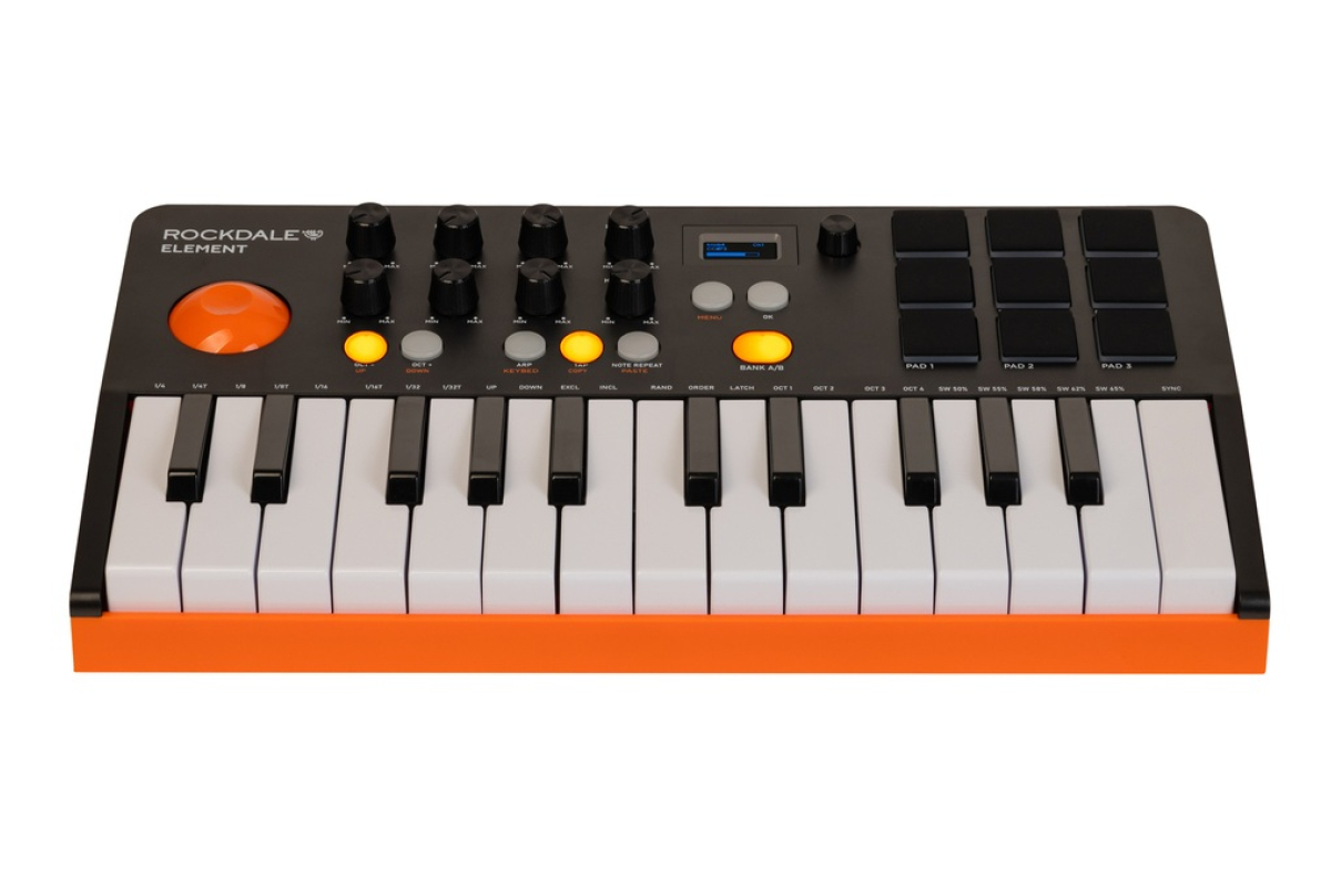 MIDI клавіатура ROCKDALE ELEMENT BLACK