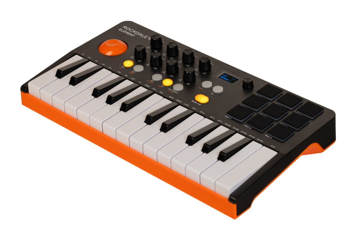 MIDI клавіатура ROCKDALE ELEMENT BLACK
