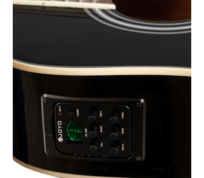 Гітара електроакустична ROCKDALE Maverick D6 CE BLACK GLOSS