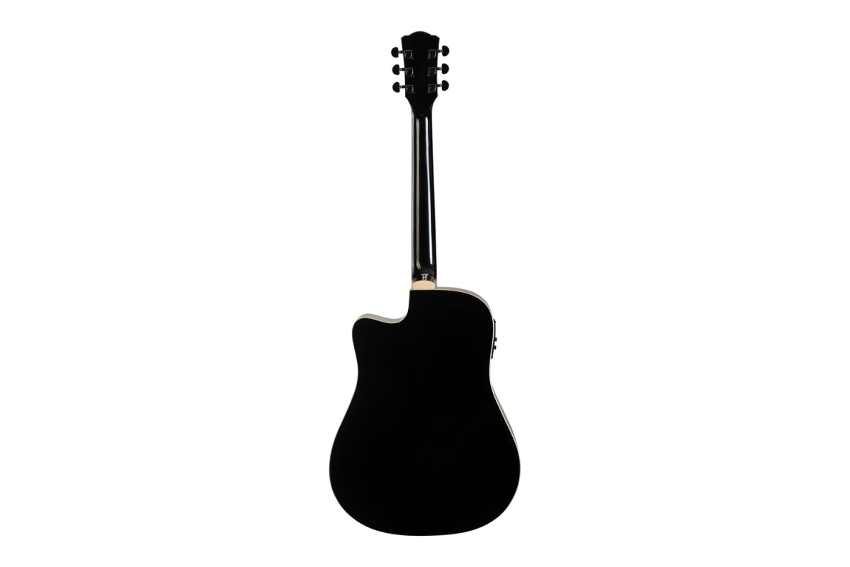 Гітара електроакустична ROCKDALE Maverick D6 CE BLACK GLOSS