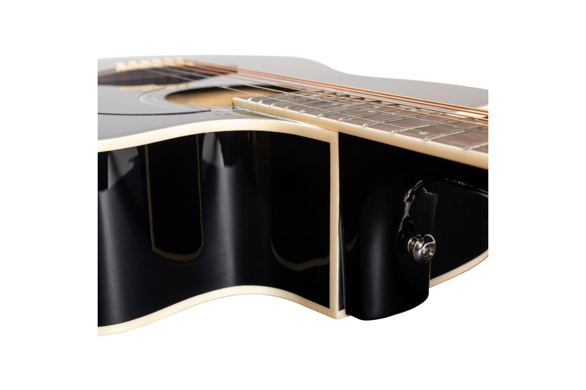 Гітара електроакустична ROCKDALE Maverick D6 CE BLACK GLOSS