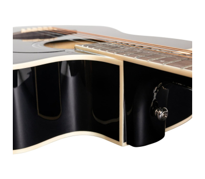 Гітара електроакустична ROCKDALE Maverick D6 CE BLACK GLOSS