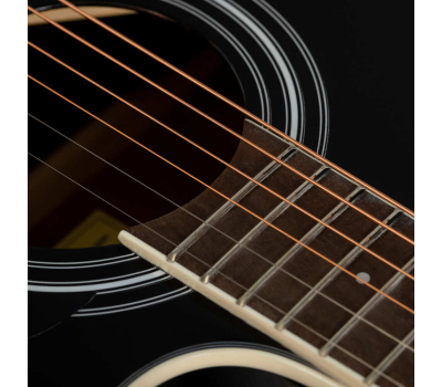 Гітара електроакустична ROCKDALE Maverick D6 CE BLACK GLOSS