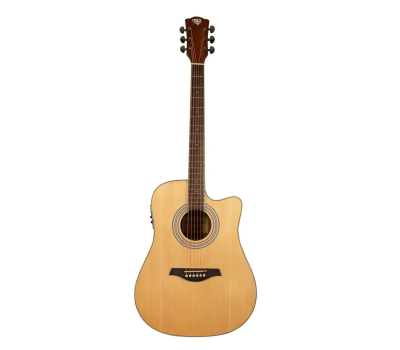 Гітара електроакустична ROCKDALE Maverick D6 CE NATURAL GLOSS