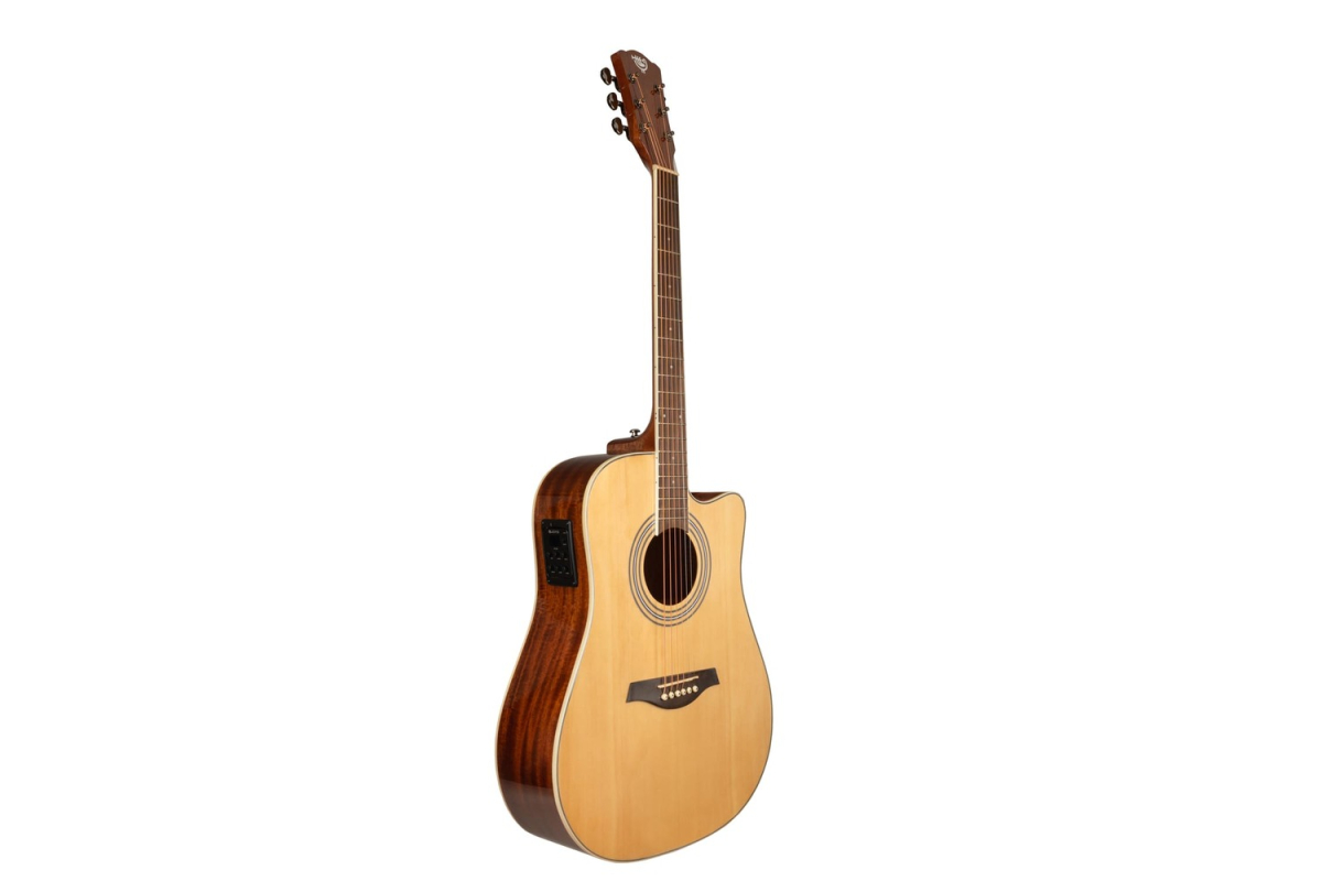 Гітара електроакустична ROCKDALE Maverick D6 CE NATURAL GLOSS
