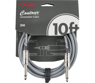 Кабель інструментальний FENDER CABLE CONTOUR SERIES 10' INCA SILVER