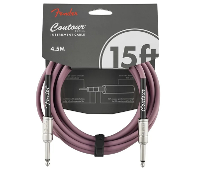 Кабель інструментальний FENDER CABLE CONTOUR SERIES 15' BURGUNDY MIST