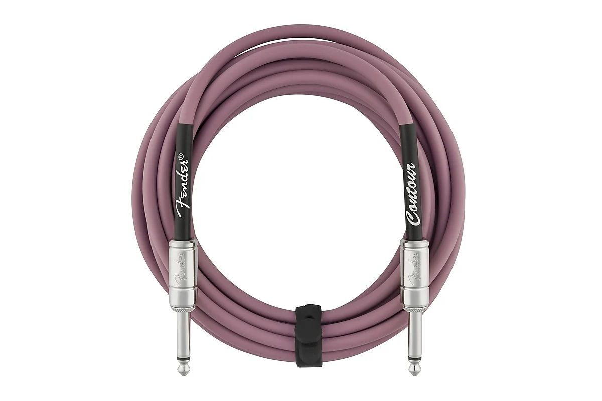 Кабель інструментальний FENDER CABLE CONTOUR SERIES 15' BURGUNDY MIST