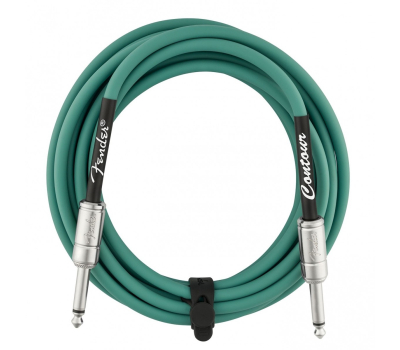 Кабель інструментальний FENDER CABLE CONTOUR SERIES 15' SHERWOOD GREEN