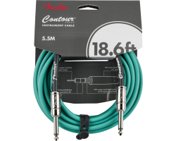 Кабель інструментальний FENDER CABLE CONTOUR SERIES 18.6' SHERWOOD GREEN