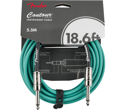 Кабель інструментальний FENDER CABLE CONTOUR SERIES 18.6' SHERWOOD GREEN