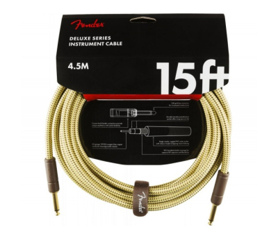 Кабель інструментальний FENDER CABLE DELUXE SERIES 15' TWEED