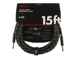 Кабель інструментальний FENDER CABLE DELUXE SERIES 15'  BLACK TWEED