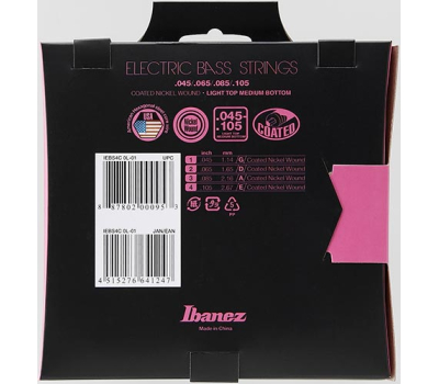 Струни для бас-гітар IBANEZ IEBS4C BASS GUITAR STRING 45-105
