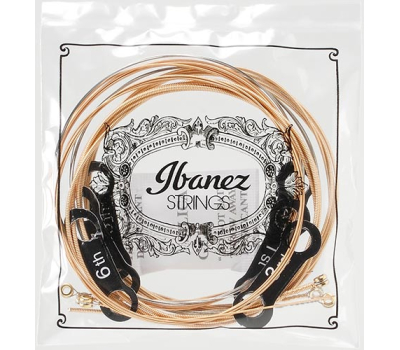 Струни для акустичних гітар IBANEZ IACSP6C ACOUSTIC GUITAR STRING 12-53 COATED