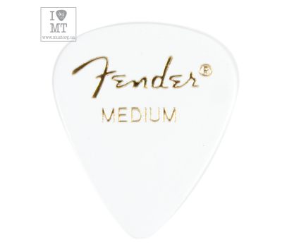 Медіатор FENDER 351 WHITE PICK GROSS MEDIUM