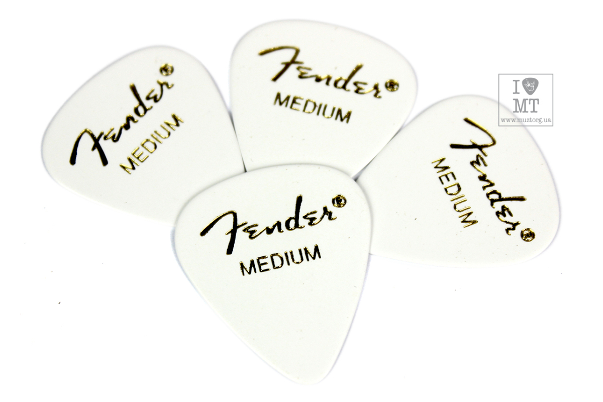 Медіатор FENDER 351 WHITE PICK GROSS MEDIUM