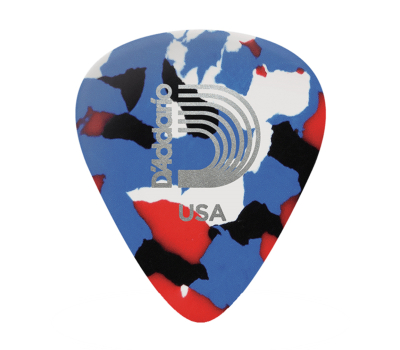 Набір медіаторів D’ADDARIO 1CMC4-10 Classic Multi-Color Celluloid Guitar Picks 10 pack Medium