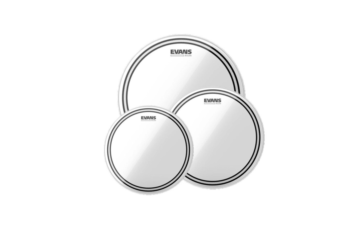 Набір пластиків EVANS ETP-EC2SCLR-R EC2S CLEAR ROCK TOM PACK (10", 12", 16")