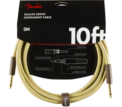 Кабель інструментальний FENDER CABLE DELUXE SERIES 10' TWEED