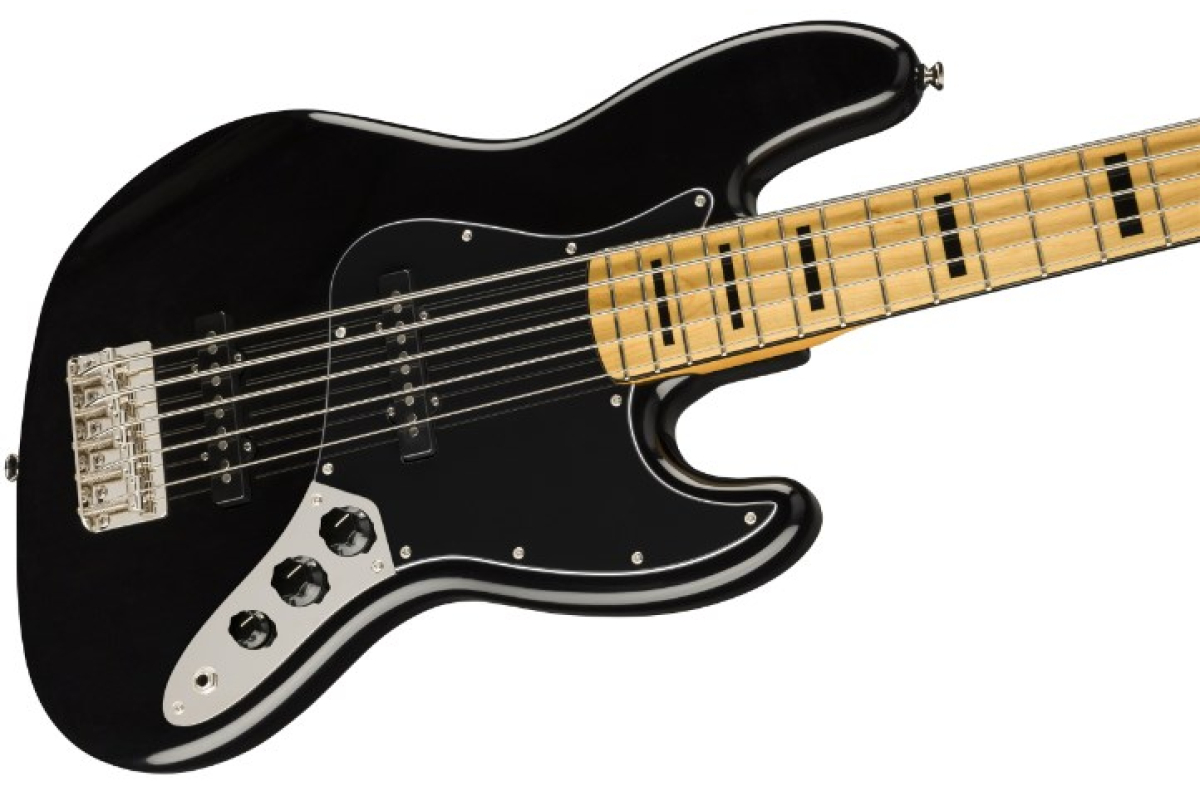 Бас-гітара SQUIER CLASSIC VIBE '70s JAZZ BASS V MN BLACK