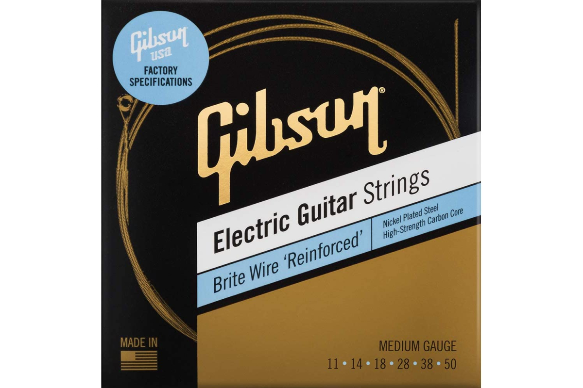 Струни для електрогітар GIBSON SEG-BWR11 BRITE WIRE REINFORCED 11-50 MEDIUM