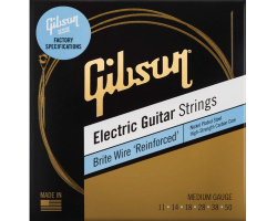 Струни для електрогітар GIBSON SEG-BWR11 BRITE WIRE REINFORCED 11-50 MEDIUM