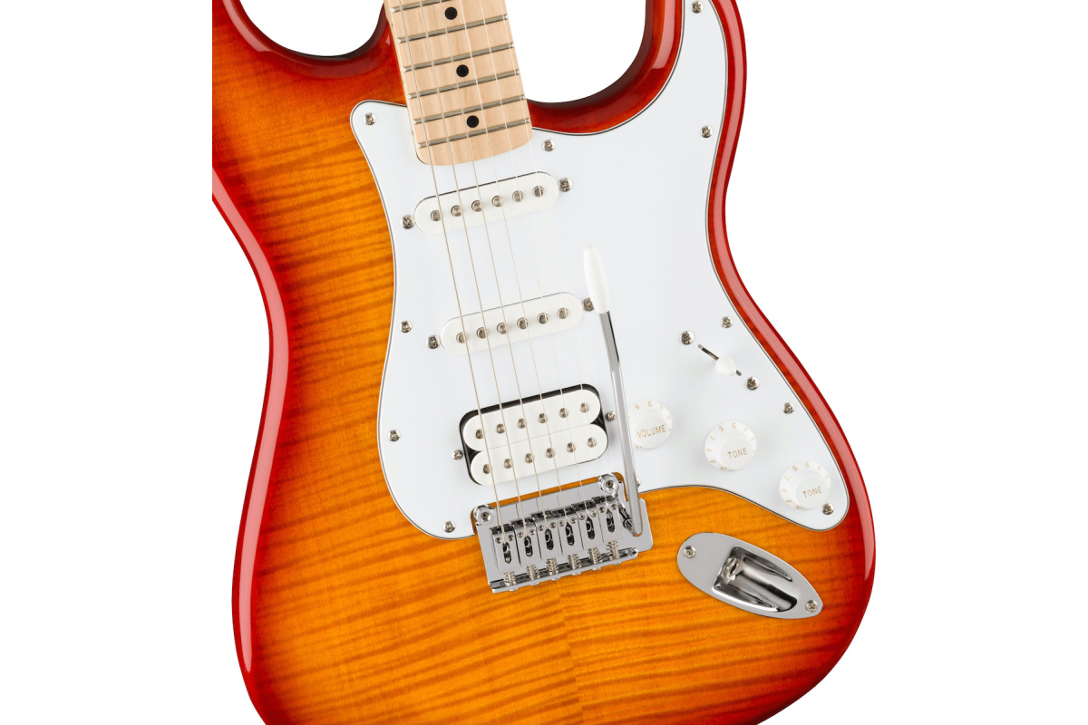 Електрогітара SQUIER AFFINITY SERIES STRATOCASTER HSS MN SIENNA SUNBURST